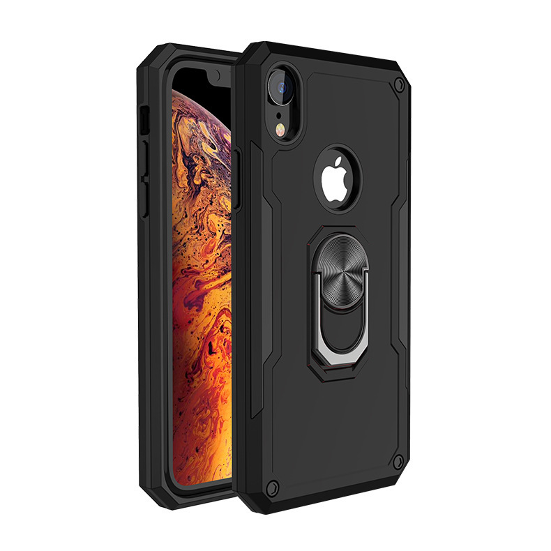 For Apple iPhone XR car Mount Hybrid Shockproof Tough Ring