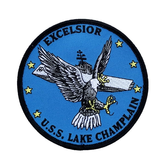 USS Lake Champlain EXCELSIOR (CV-39) Patch - Sew On