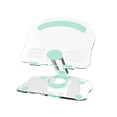 thumbnail image 1 of Soporte acrílico para tableta Shyuyusa giratorio de 360°, plegable, ajustable y transparente, para escritorio, hogar y oficina, compatible con teléfonos y tabletas de 4 a 12,9 pulgadas., 1 of 5