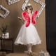 thumbnail image 3 of Txlixc Vestido de princesa hada de niña, alas brillantes de mariposa con varita mágica y Banda de cabeza Txlixc moda, 3 of 5