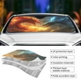 thumbnail image 5 of Fuzoiu Red And Blue Fire Dragon B Print Car Windshield Sun Shade,Block Uv Rays Sunshade,Foldable Front Window Sun Visor Protector for Car,SUV,Truck-Keep Vehicle Cool-Red And Blue Fire Dragon B, 5 of 8