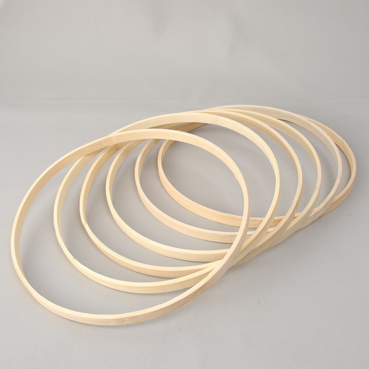 12pcs 15cm Dream Catcher DIY Rings Round Bamboo Frame Craft Making  Materials 