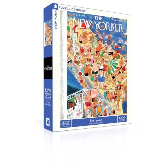 New York Puzzle Company Beachgoing 1000 Piece Jigsaw Puzzle
