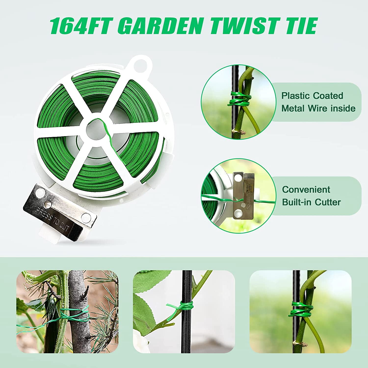 Cucumber Trellis, 2 Pack Metal Foldable A Frame Garden Trellis for Raised Bed Climbing Plants, Vegetables, Includes Plant Support Clips, Twist Ties, Plastic Ties, A Frame Trellis, Black
