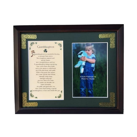 Peter Townsends Irish PFB8x10-Granddaughter 8 x 10 in. Granddaughter Blessing Photo Frame