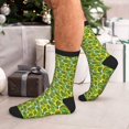 thumbnail image 7 of Xecao Kiwi Fruits Summer Print Crew Socks for Men and Women, Men's Soft Moisture-wicking Sock, 7 of 7