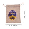 thumbnail image 2 of SUTENGDA 6Pcs Candy Gift Bags Festival Drawstring Bags Eid Mubarak Packing Bags Multi-Function Goodie Bags, 2 of 8