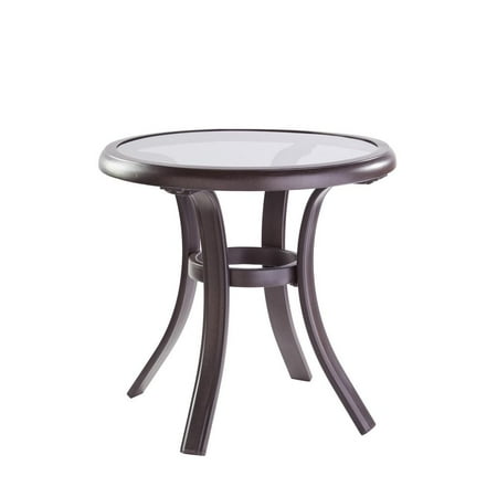 Hampton Bay Fta70513b Statesville Pewter Aluminum Outdoor Side Table Hampton Bay Fta70513b Statesville Pewter Aluminum Outdoor Side Table