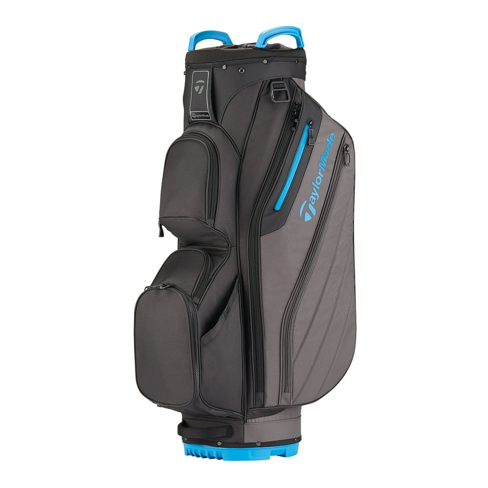 TaylorMade Cart Lite Golf Bag, Black/Gray/Blue