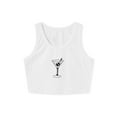 thumbnail image 2 of Women Tank TopS Sleeveless U-neck Camisole Fruit Print Tshirts Slim Fit Vest Summer Crop Top Streetwear for Vacation, 2 of 9