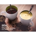 thumbnail image 2 of MIAMIO - 6 x 350 ml Stoneware Coffee Mug/Cup Set - Le Papillon Collection (White-Green), 2 of 7