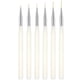 thumbnail image 1 of Striping Nail Art Brushes Designed For Women And Nail Experts Ideal For Home Use And Nail Art Projects 6Pcs, 1 of 5
