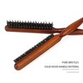 thumbnail image 2 of Cepillos para el pelo de salón profesional, cepillos para el pelo con cerdas de jabalí, peine de madera de línea fina, extensión de cepillo para el pelo, herramientas de peinado para peluquería DIY, 2 of 6