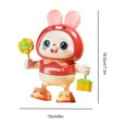 thumbnail image 4 of Bunny Dolls with Light 48 Musics Cartoon Rabbit Toys El mejor regalo para niños Niños Ehuebsd libre de BPA, 4 of 4