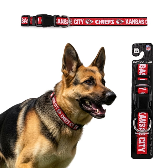 Collar NFL para perro raza grande Kansas City Chiefs 100% oficial