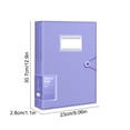 A4 30 Pockets 60 Sides Expanding A4 Document Folder With Snap Closure ...