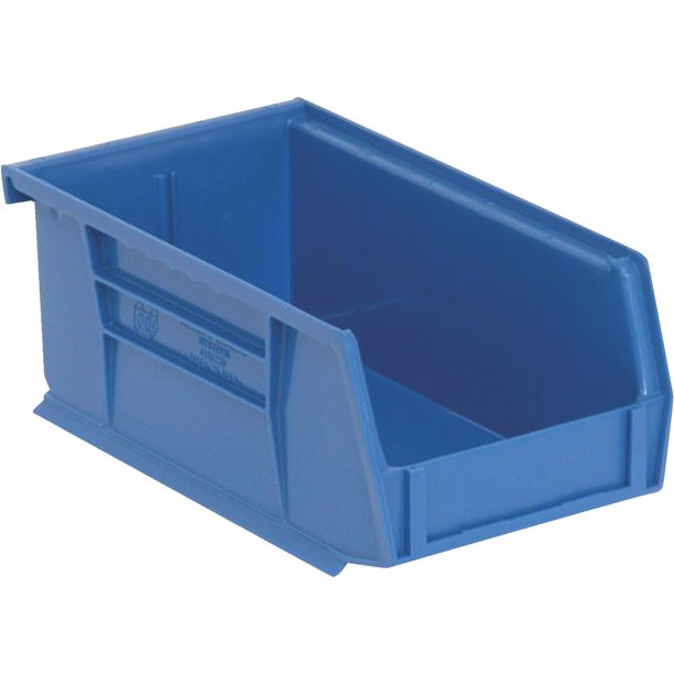 Quantum Storage Small Blue Stackable Parts Bin RQUS220BLUPC Walmart