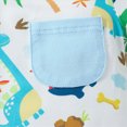 thumbnail image 7 of NOLDARES Toddler Infant Baby Boy Outfits 2pcs Round Neck Short Sleeve Crewneck Tee Shirt Little Penguin Pattern Casual Rolled Shorts Truck Clothes(Blue,18-24 M), 7 of 7
