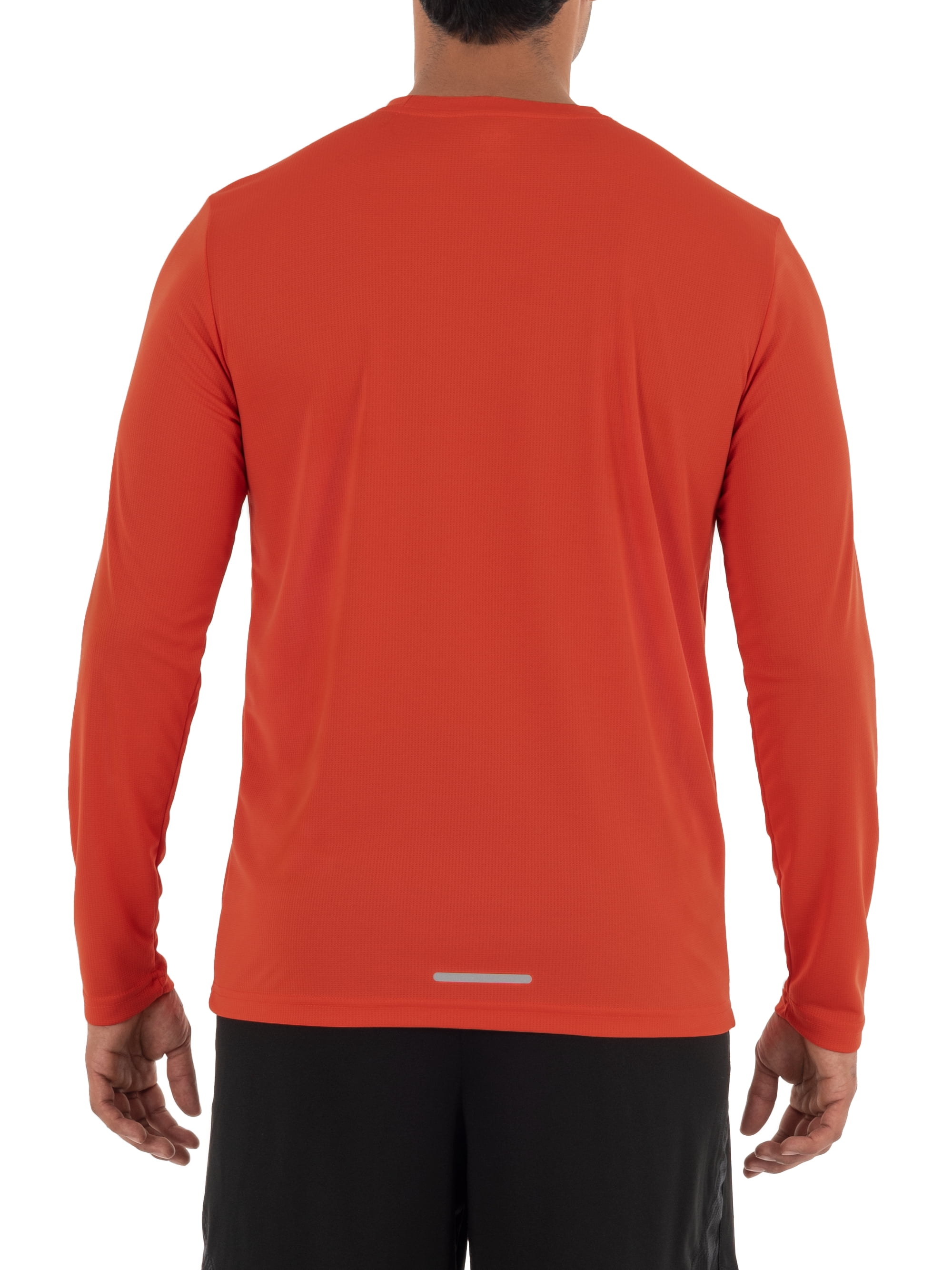 Athletic Works Men's Quick Dry Long Sleeve T-Shirt, DriWorks