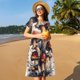 thumbnail image 4 of Easygdp Cute Forest Mushrooms para Vestido Transpirable de Mujer, Vestido Suelto de Manga Corta con Pliegues y Bolsillos para el Verano, 4 of 6