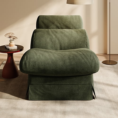 solid wood frame accent chair product