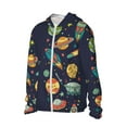 thumbnail image 2 of Gaeub Space Men's and Women's UPF 50+ Long-Sleeved Sun Protection Clothing, Fishing Shirt Long Sleeve Zip - X-Large, 2 of 9
