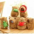 thumbnail image 5 of Cute Capybara Plush Toy Pillow Adorable Capybara Stuffed Animal for Kids and Adults 9.8inch Soft and Squishy Capibara Plushie Pillow Doll Xmas Birthday Gift Pillow Bug Dolls 20cm/7.9Inch, 5 of 19