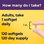 Nature Made Maximum Strength Biotin 5000 mcg Softgels, 120 Count