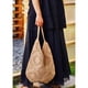 thumbnail image 4 of Bolsa de playa MEUPEHO, bolso de ganchillo tejido bohemio, color caqui, 4 of 6