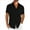 Black, variant on Mawalde Men'S Shirts Short Sleeve Button Down Shirt Fashion Casual Summer Beach Shirts Khaki S