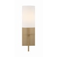 thumbnail image 3 of VER-241-AG Crystorama Lighting Veronica - One Light Wall Sconce-Aged Brass Finish, 3 of 13