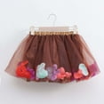 thumbnail image 5 of WMQPNNS Tutu for Girls Skirts, Multi-Layered Colorful Flower Tutu Dance Skirts for Toddler Girls Birthday Party Favors for Age 4-6 Years, Coffee, 5 of 5