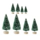 thumbnail image 4 of fellaptop 8x Mini árbol de Navidad artificial para fiesta de Navidad Escena en miniatura Verde oscuro, 4 of 9