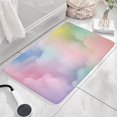 thumbnail image 3 of Dreamy Pastel Sky Flannel Non Slip Door Rugs,Washable Door Mats Indoor,Decorative Door Mats,Dirt-Resistant and Absorbent Doormat for Entrance,Bedroom,Kitchen,Bathroom,23.5x16in(60x40cm), 3 of 5