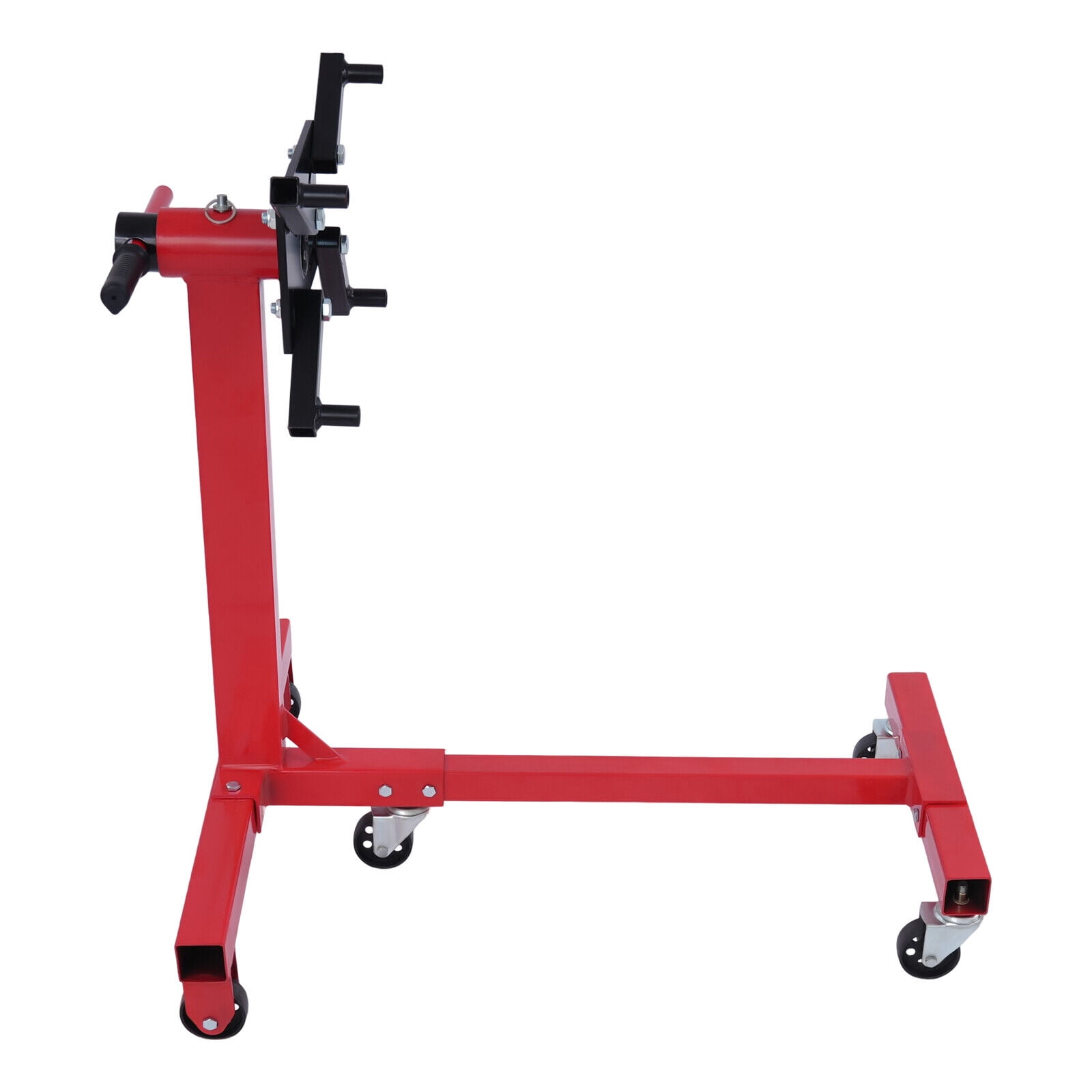 1250 LBS Engine Stand Folding Motor Hoist Dolly Mover Auto Repair Jack Rotating for garages, repair shops