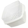 thumbnail image 4 of Oecoator Microwave Vegetable Steamer Box Double Layer Plastic Steamer Kitchen Steaming Case With Lid, 4 of 7