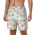 thumbnail image 2 of Balery Squirrel In The Forest Mens Swim Trunks Swim Shorts for Men Quick Dry Inseam Beach Shorts with Compression Liner Pocket-XX-Large, 2 of 9