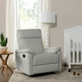 thumbnail image 2 of DaVinci Suzy Swivel Glider Recliner Chair, Frost Grey, 2 of 6