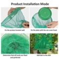 thumbnail image 3 of ACDANC 4 Pack Fly Trapper Reusable Pest Bug Fly Catcher Cage Net Trap for Outdoor, 3 of 7