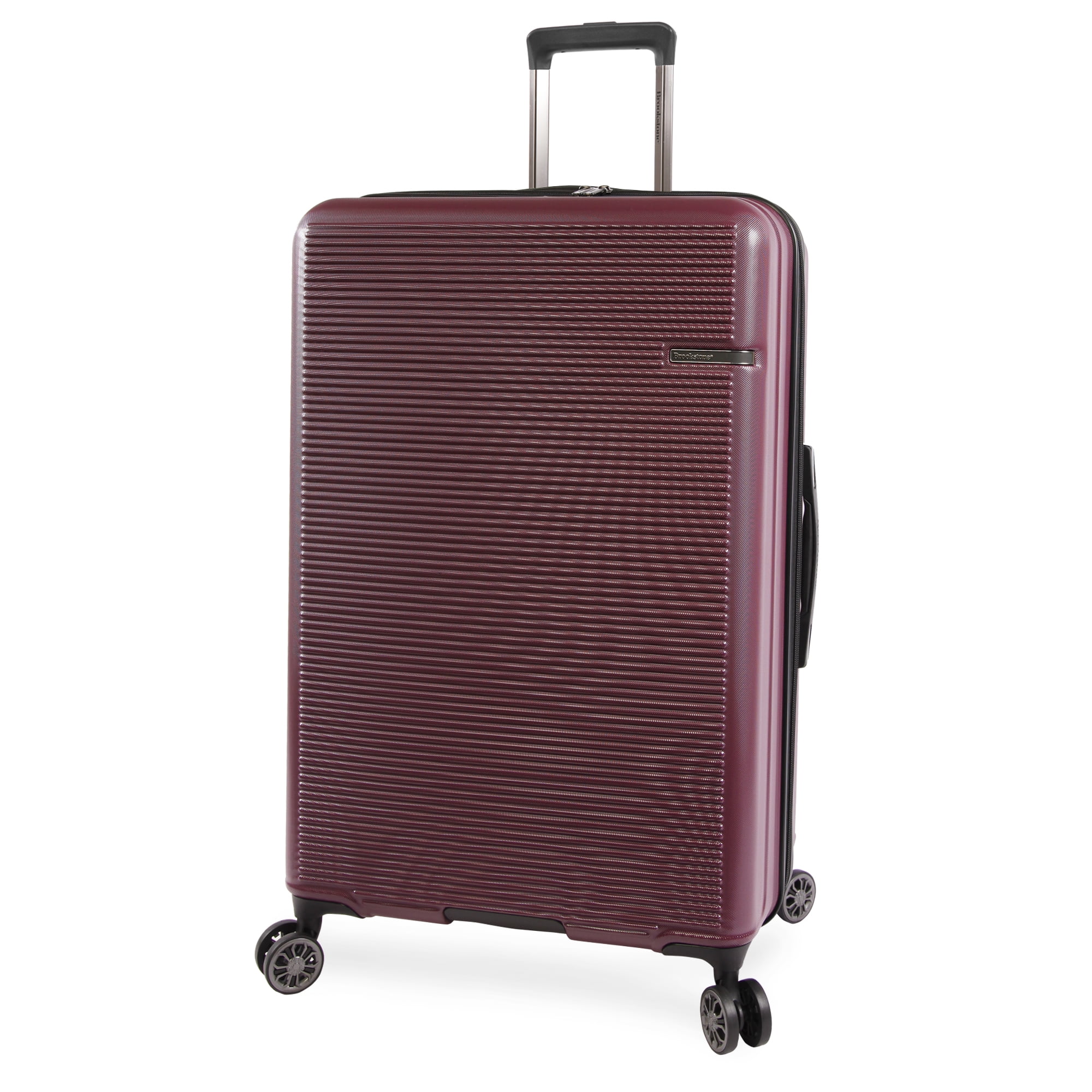 Brookstone Nelson 29" Hardside Spinner Luggage Plum
