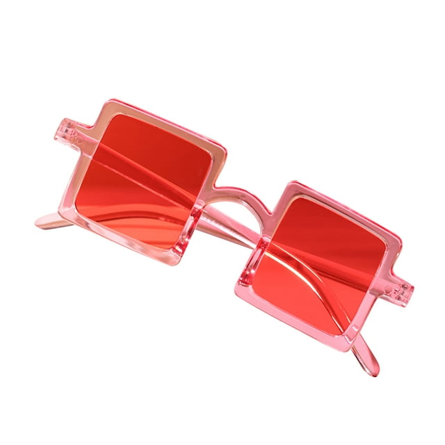 Diconna Kids Square Sunglasses UV400 Protection Transparent Beach Sunglasses