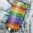 thumbnail image 5 of Personalized LGBT Tumbler Travel Coffee Insulated Cute Cup With Lids Stainless Steel Double Wall Vacuum Gifts For Him Her Friend Gay Lesbian Proud on Anniversary Pride Month, 5 of 6