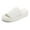 White, variant on Bocca women Knit Platform Sandals White Open Toe 1.8 inch Slide Sandals 7M