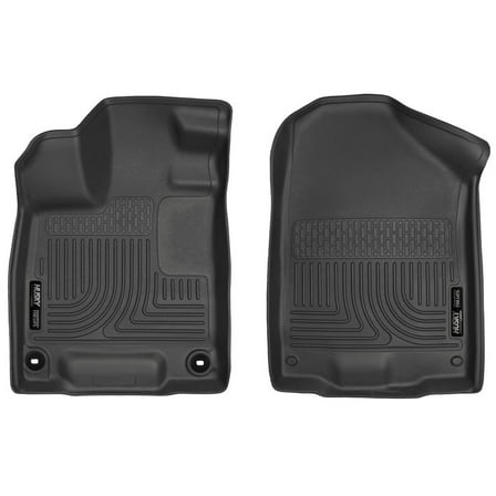 Husky Liners 18431 Weatherbeater Floor Mats Fit 2017-2025 Honda Ridgeline Front Row Liners 2pc Black