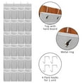 thumbnail image 3 of 24 Pocket Hanging Over Door Shoe Organizer Storage Rack w/4 Hooks for, 3 of 7