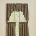 thumbnail image 2 of Park Designs Sturbridge Plaid Ruffle Black Swag 72" x 36", 2 of 3