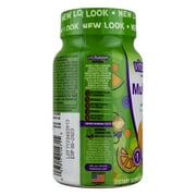 Vitafusion MultiVites Complete Multivitamin Gummies, Berry/Peach/Orange, 70 Ct