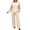 Apricot, variant on Sweat Sets for Women 2 Piece Sequin Shiny Sweatshirt and Pants Casual Tracksuit Outfits for Hiking Travel