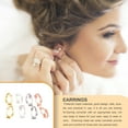 thumbnail image 5 of Minnieouse 10 pares de convertidor de cable de oreja ajustable de pendientes con Clip accesorios de joyería herramienta adaptador de Ropa, zapatos y accesorios Miscelánea Oro Minnieouse AP010086-01B, 5 of 5