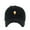 Black, variant on Popcorn Vintage Baseball Cap Embroidered Cotton Adjustable Distressed Dad Hat Olive